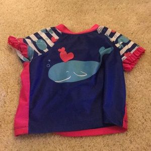 Girls swimsuit shirt